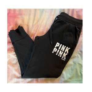 Victoria’s Secret Pink Black Joggers